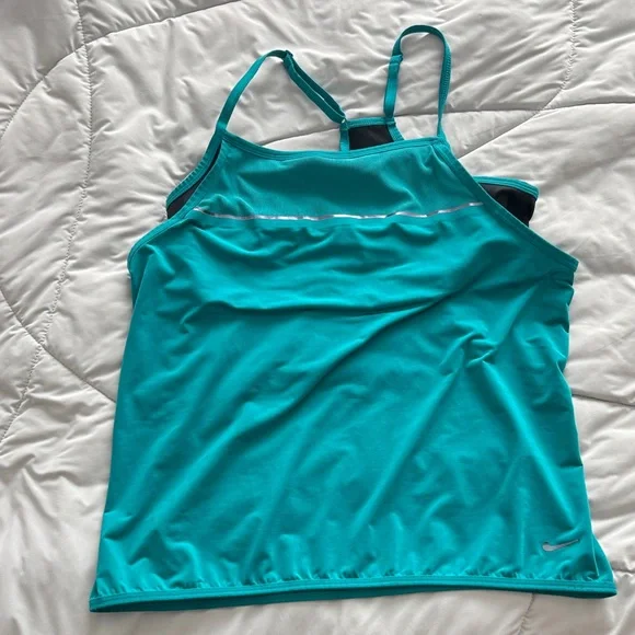 Nike Teal Athletic Tank Top - Picture 3 of 6